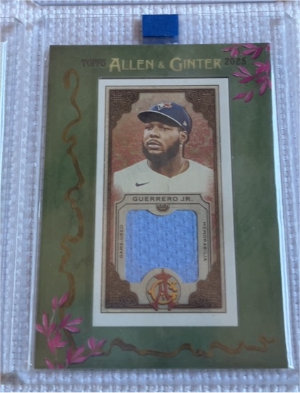 2025 Topps Allen & Ginter #MFR-VGJ Vladimir Guerrero Jr. — front
