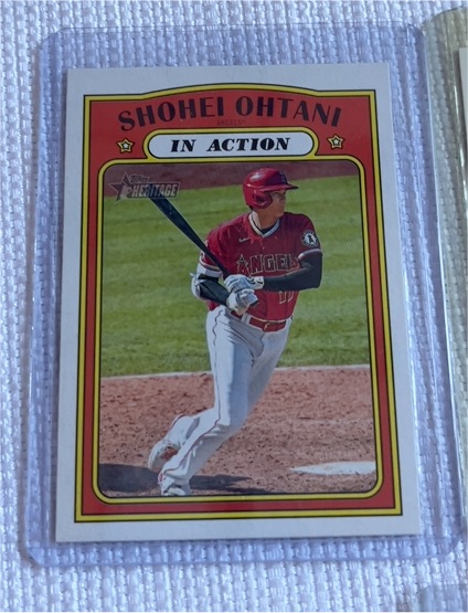 2021 Topps Heritage #246 Shohei Ohtani In Action — front