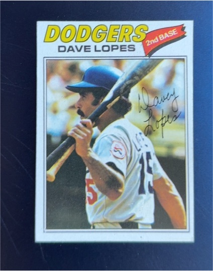1977 Topps #180 Dave Lopes — front