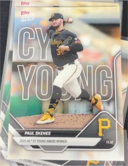 2025 Topps Now #OS-4 Paul Skenes — front
