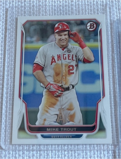 2014 Bowman #168 Mike Trout — front