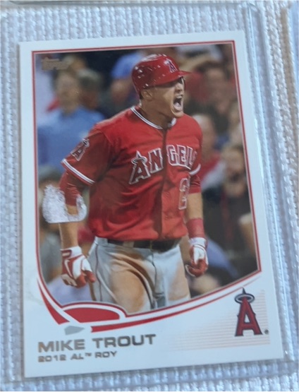 2013 Topps #338 Mike Trout — front