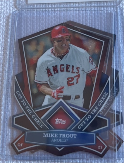 2013 Topps Cut To The Chase #CTC-1 Mike Trout — front