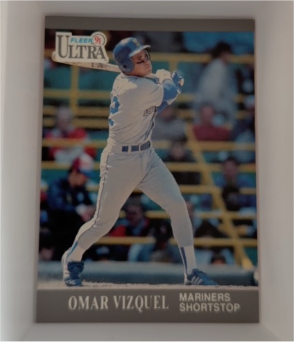 1991 Fleer Ultra #345 Omar Vizquel — front