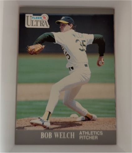 1991 Fleer Ultra #256 Bob Welch — front
