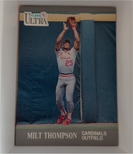 1991 Fleer Ultra #297 Milt Thompson — front