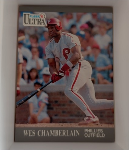 1991 Fleer Ultra #258 Wes Chamberlain — front