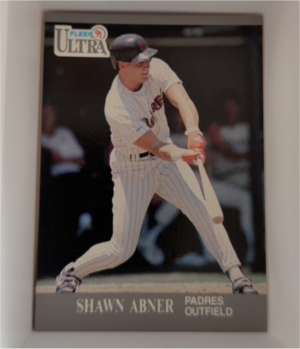 1991 Fleer Ultra #300 Shawn Abner — front