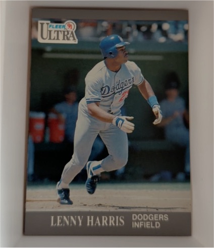 1991 Fleer Ultra #162 Lenny Harris — front