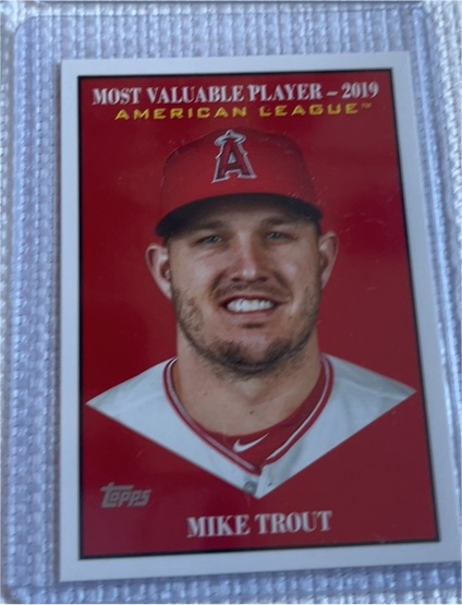 2025 Topps Update Most Valuable #MV-9 Mike Trout — front