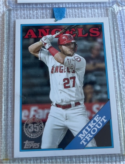 2023 Topps Series 2 1988 Topps #2T88-27 Mike Trout — front