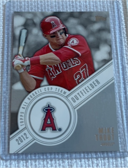 2014 Topps #RCT-7 Mike Trout All Rookie Cup — front