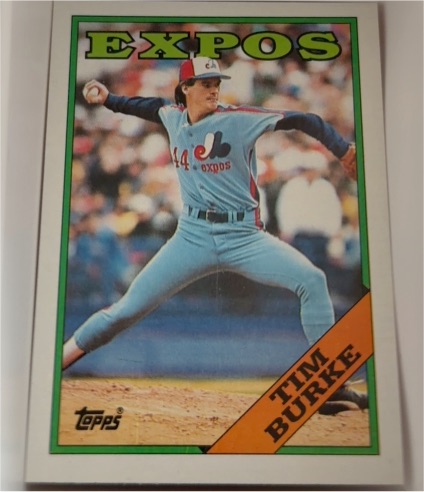 1988 Topps #529 Tim Burke — front