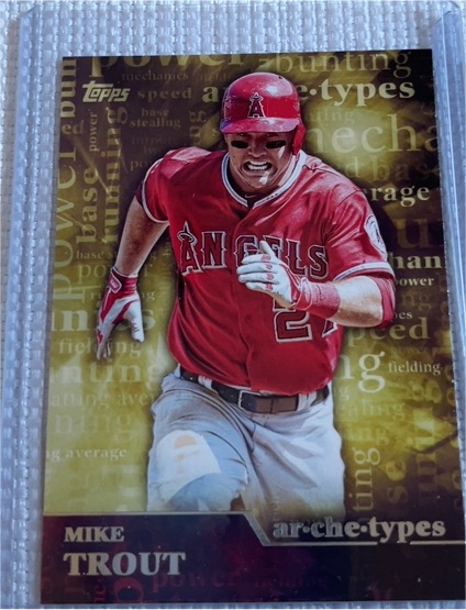 2015 Topps #A-4 Mike Trout Archetypes — front