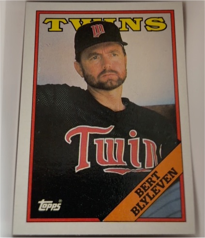 1988 Topps #295 Bert Blyleven — front