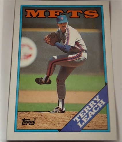 1988 Topps #457 Terry Leach — front