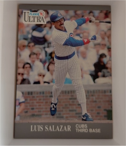 1991 Fleer Ultra #129 Luis Salazar — front