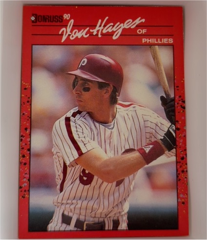 1990 Donruss #278 Von Hayes — front