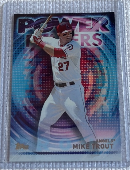 2014 Topps Update Power Players #PPA-MTR Mike Trout — front