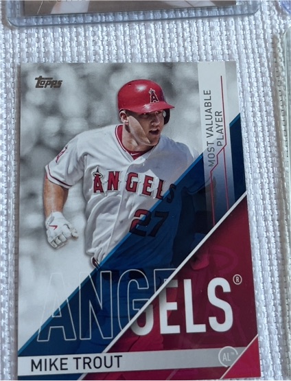 2017 Topps MLB Awards #MVP-1 Mike Trout — front
