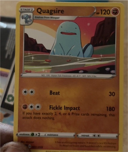 2025 McDonald's Pokémon Dragon Discovery #007 Quagsire — front