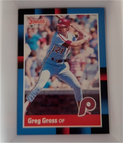1988 Donruss #412 Greg Gross — front