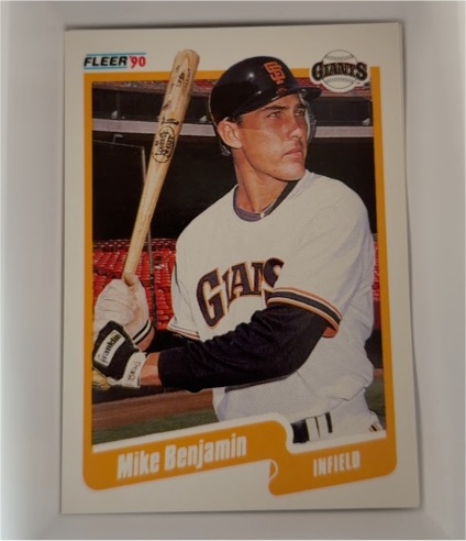 1990 Fleer #51 Mike Benjamin — front