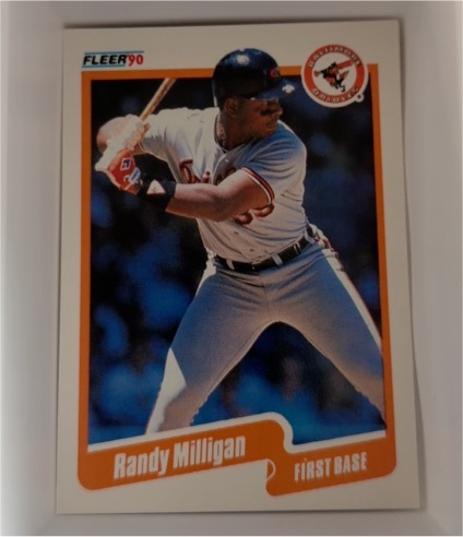 1990 Fleer #183 Randy Milligan — front