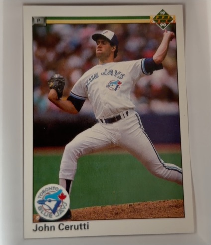 1990 Upper Deck #485 John Cerutti — front