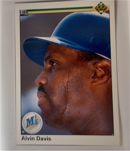 1990 Upper Deck #364 Alvin Davis Seattle Mariners — front