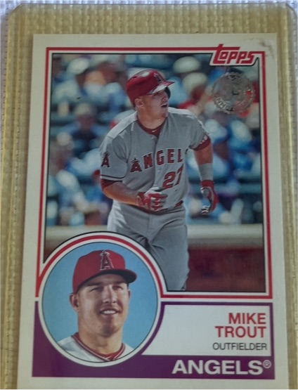 1983 Topps #13 Mike Trout — front