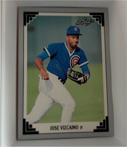 1991 Leaf #323 Jose Vizcaino — front