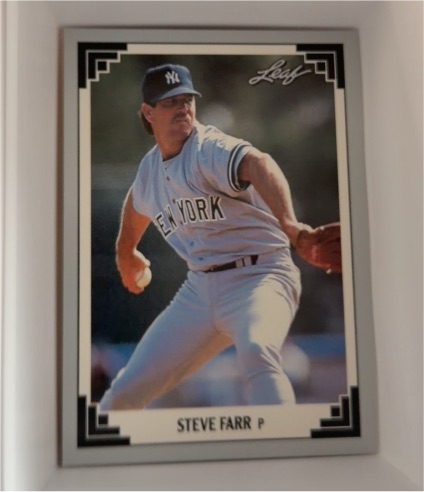 1991 Leaf #P Steve Farr — front