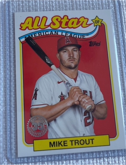 2024 Topps 1989 Topps Baseball 35th Anniversary All-Stars #89ASB-50 Mike Trout — front