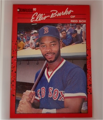 1990 Donruss #228 Ellis Burks Boston Red Sox — front