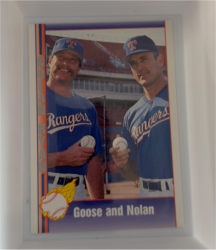 1991 Pacific Nolan Ryan Texas Express #198 Nolan Ryan and Goose Gossage — front