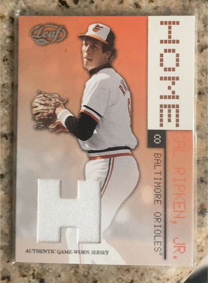 2003 Leaf Home/Away #2H Cal Ripken Jr. — front