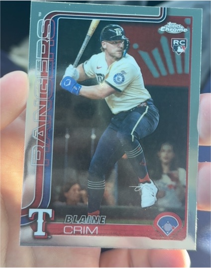 2025 Topps Chrome Update #USC83 Blaine Crim — front