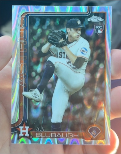 2025 Topps Chrome Update #USC163 AJ Blubaugh — front