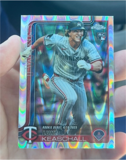 2025 Topps Chrome Update #USC134 Luke Keaschall — front