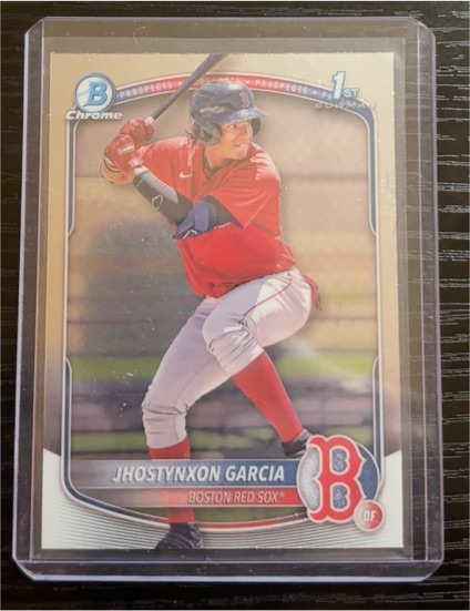 2025 Bowman Chrome Prospects #BCP-43 Jhostynxon Garcia — front