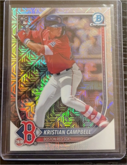 2025 Bowman Chrome #58 Kristian Campbell — front