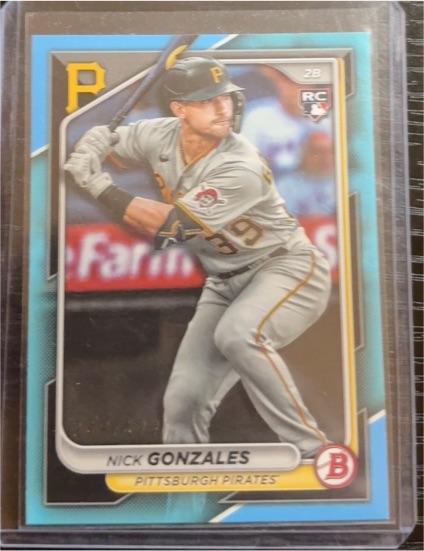 2024 Bowman #62 Nick Gonzales — front