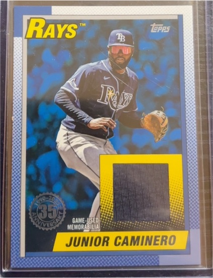 2025 Topps Update 1990 35th Anniversary #90RU-JCA Junior Caminero — front