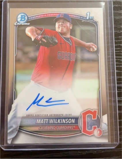 2025 Bowman Chrome #CPA-MW Matt Wilkinson — front