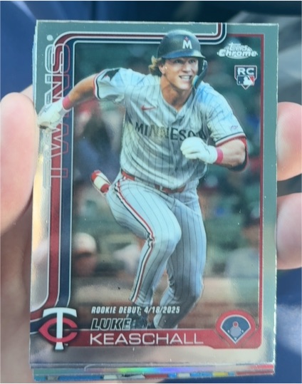 2025 Topps Chrome Update #USC134 Luke Keaschall — front