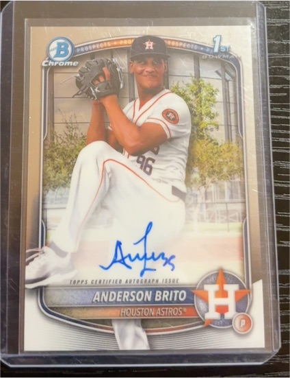 2025 Bowman Chrome #CPA-ABR Anderson Brito — front