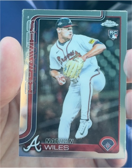 2025 Topps Chrome Update #USC172 Nathan Wiles — front