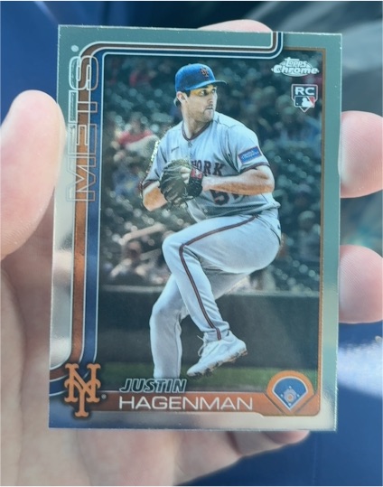 2025 Topps Chrome Update #USC61 Justin Hagenman — front