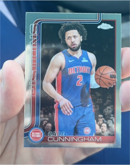 2025-26 Topps Chrome #88 Cade Cunningham — front